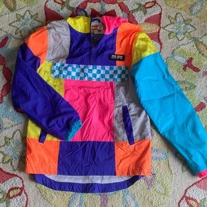 multicolor wind breaker